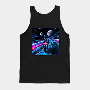 Space Rider across the Universe Tank Top